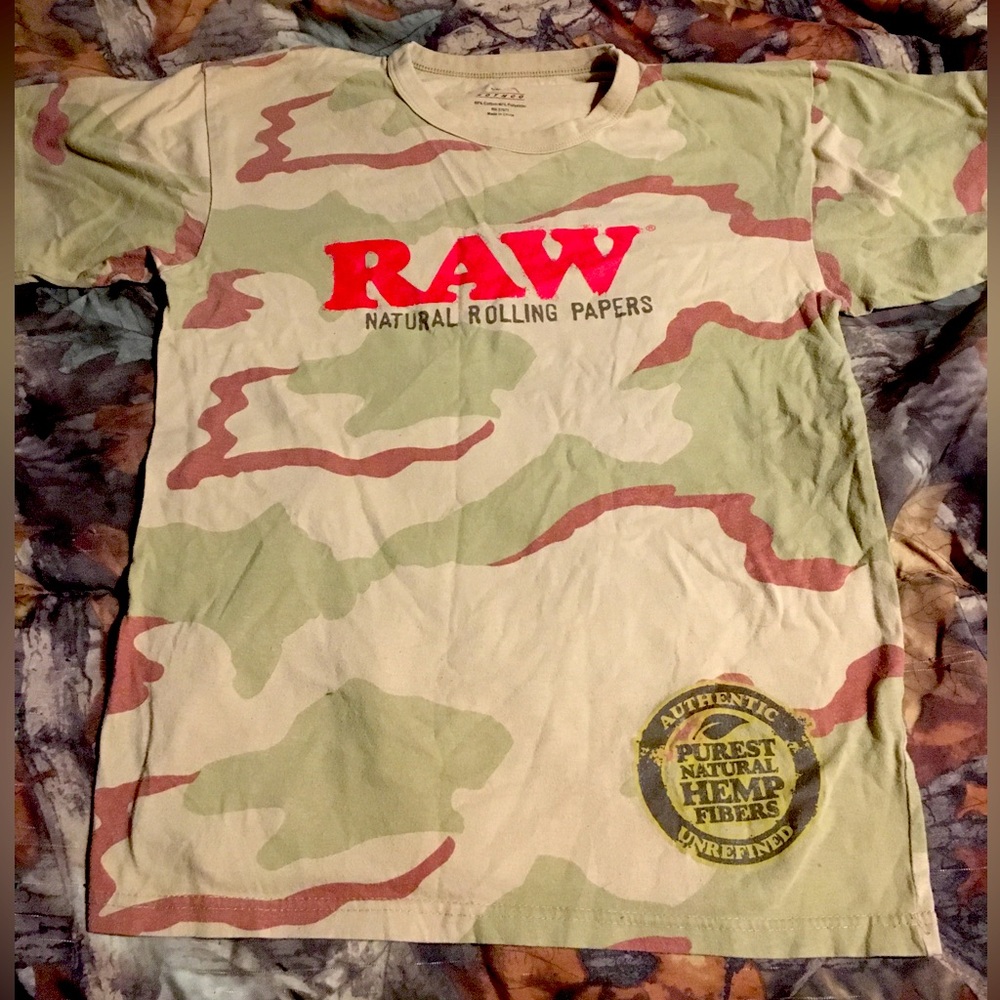 RAW rolling paper T-SHIRT
